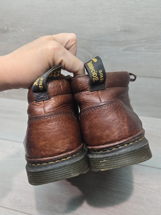 Dr. Martens Men\'s LEA KV04R High Top Brown Leather Chukka Boots Shoes Sz 13 main image 7